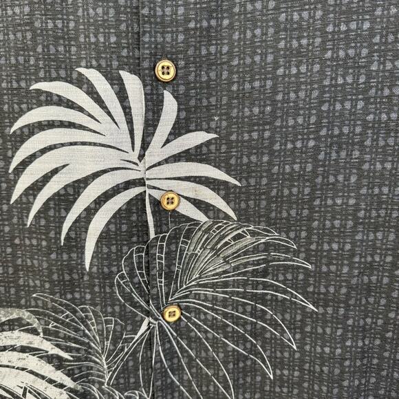 Jamaica Jaxx Hawaiian Button Down Aloha Shirt Men Size Large %100 Silk Tropical - Picture 9 of 9